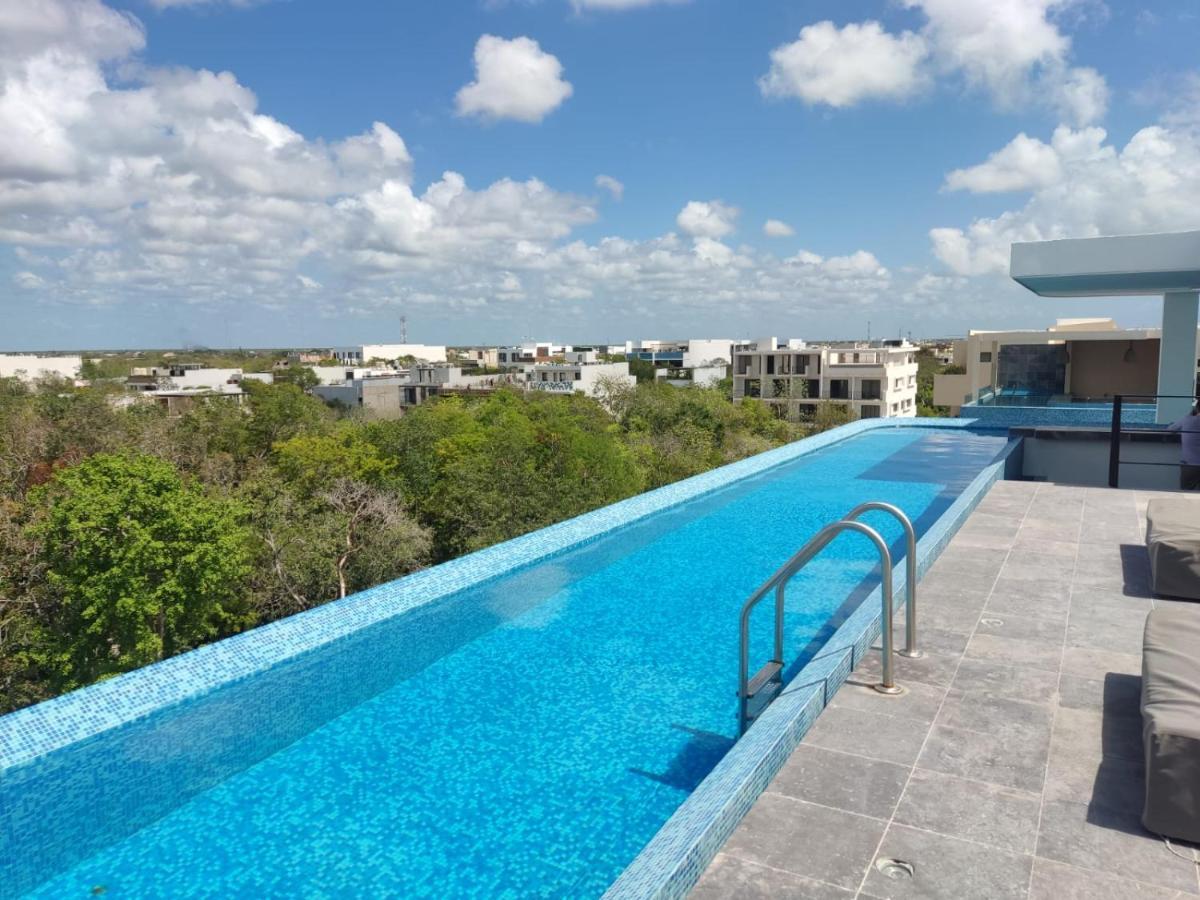 Nuevo Estudio Con Terraza Totalmente Equipado Tulum Aldea Zama Luaran gambar