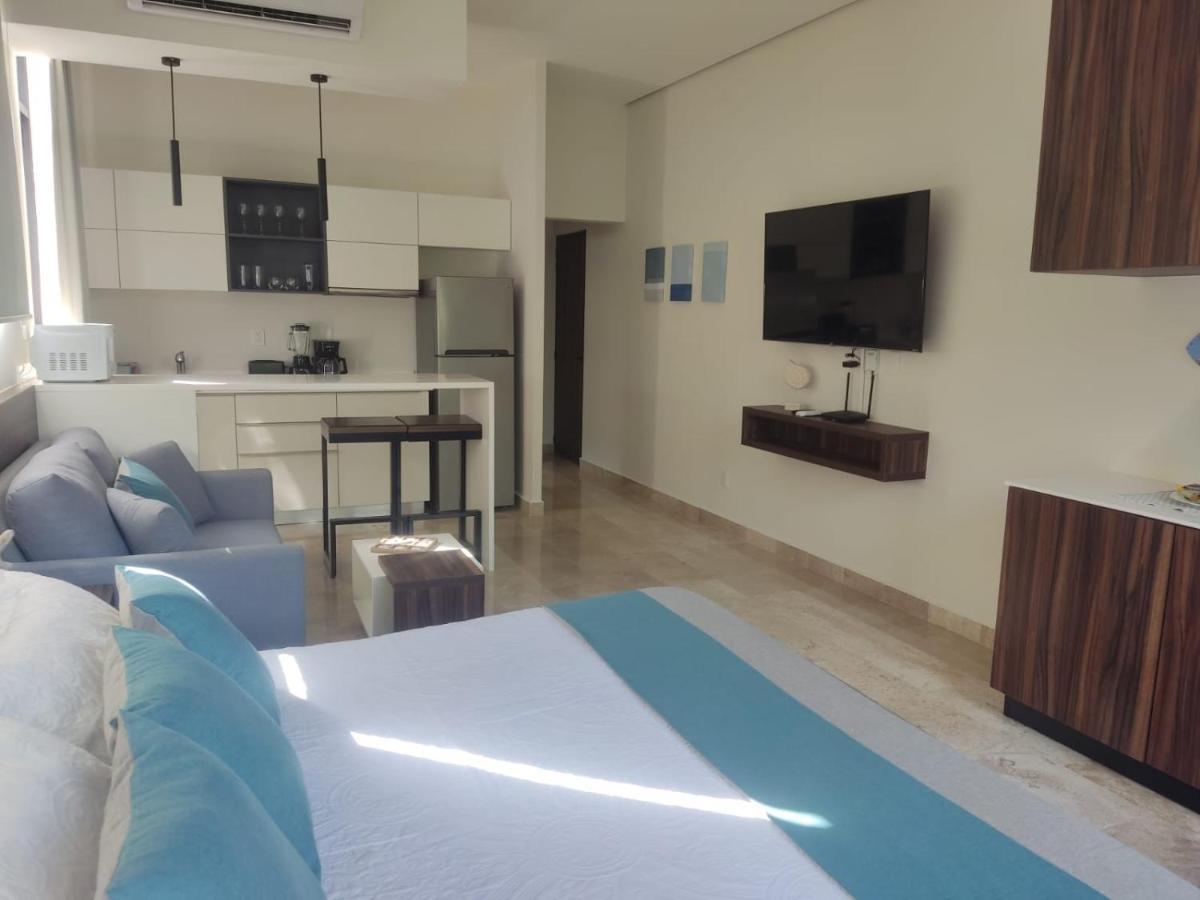 Nuevo Estudio Con Terraza Totalmente Equipado Tulum Aldea Zama Luaran gambar